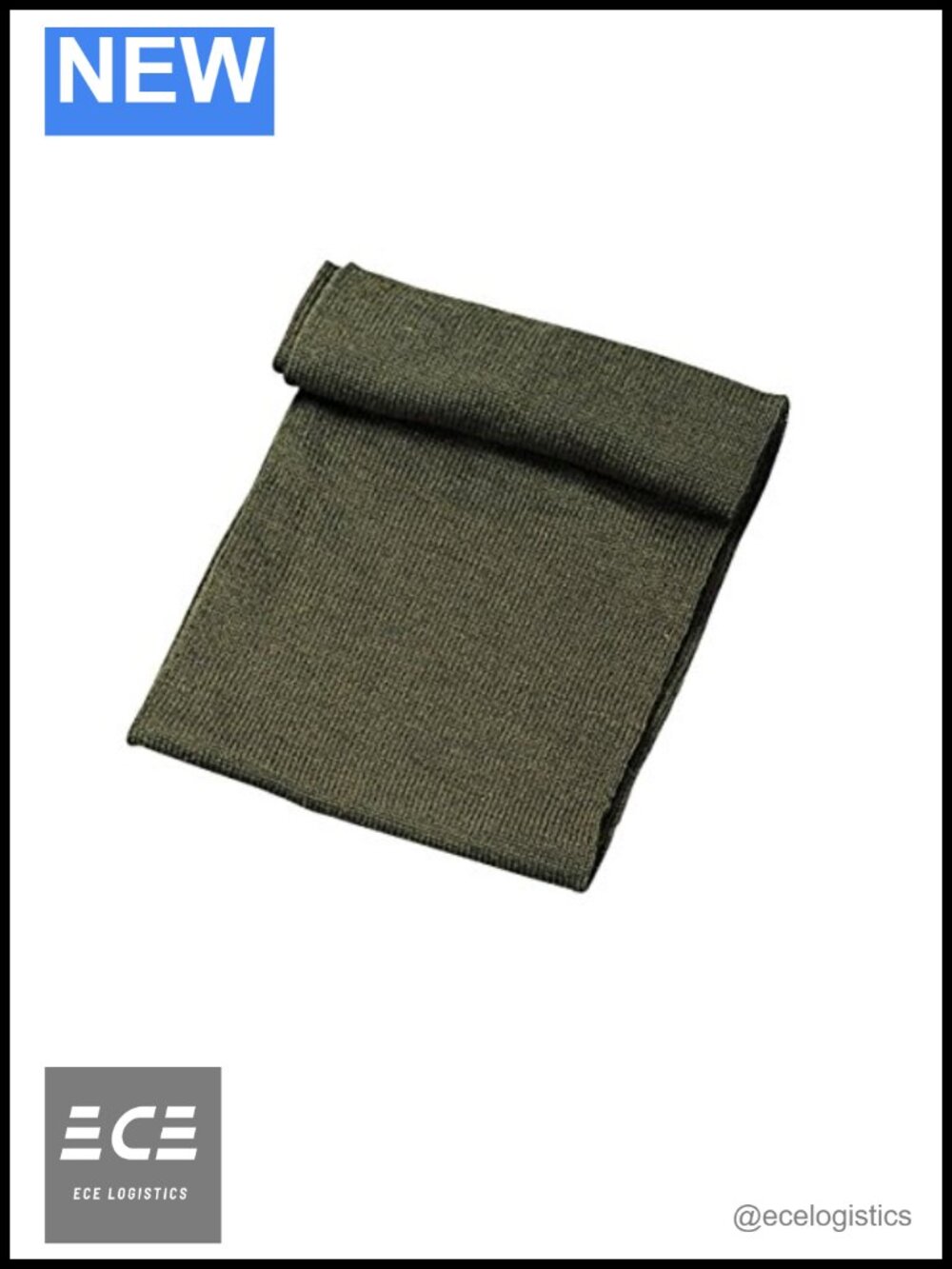 100% Wool Cold Weather Scarf Double-Layer Warm Winter Wrap